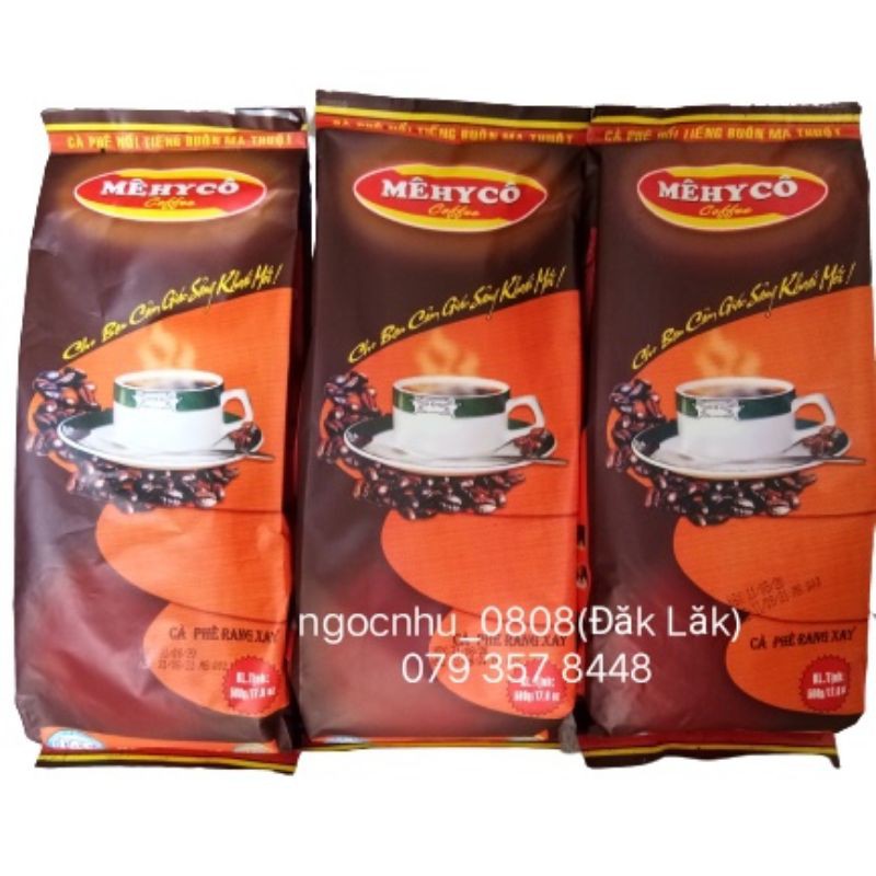 500Gr CÀ PHÊ MÊ HY CÔ Loai Màu Cam - CÀ PHÊ RANG XAY Buôn Ma Thuột Chính Hãng
