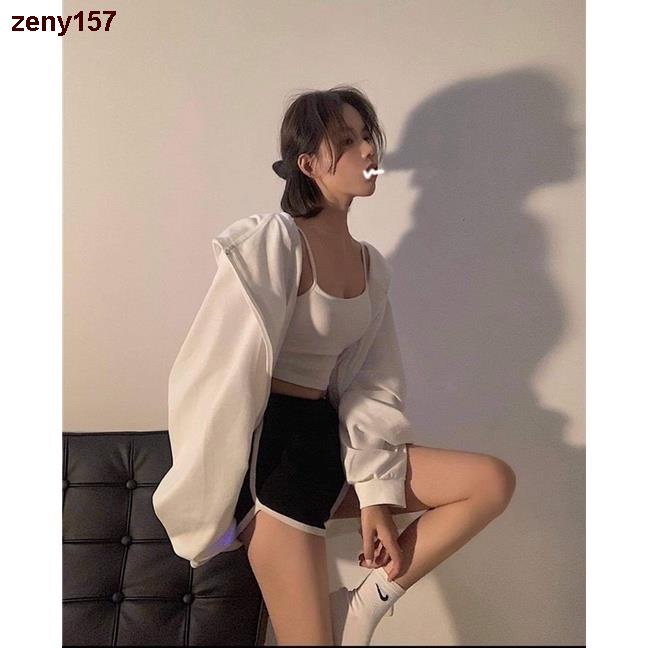 ✷㍿zeny157Set đồ 🌸 Set 3 món hoodie và áo hai dây và quần PHULA tay phồng form rộng chất nỉ tàu dành cho nữ có dây kéo U | BigBuy360 - bigbuy360.vn