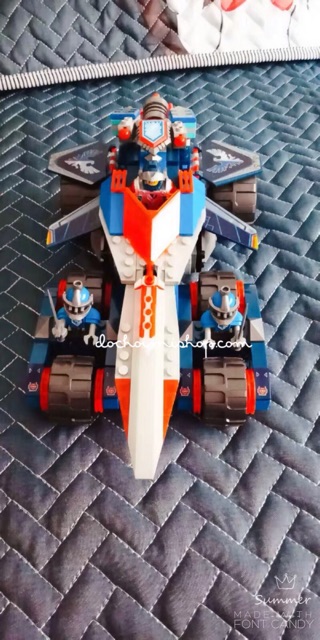 Siêu xe lưỡi kiếm của Clay Bela 10488 / Mã 81318 Nexo Knights ✨ Ảnh thật 2 ảnh cuối