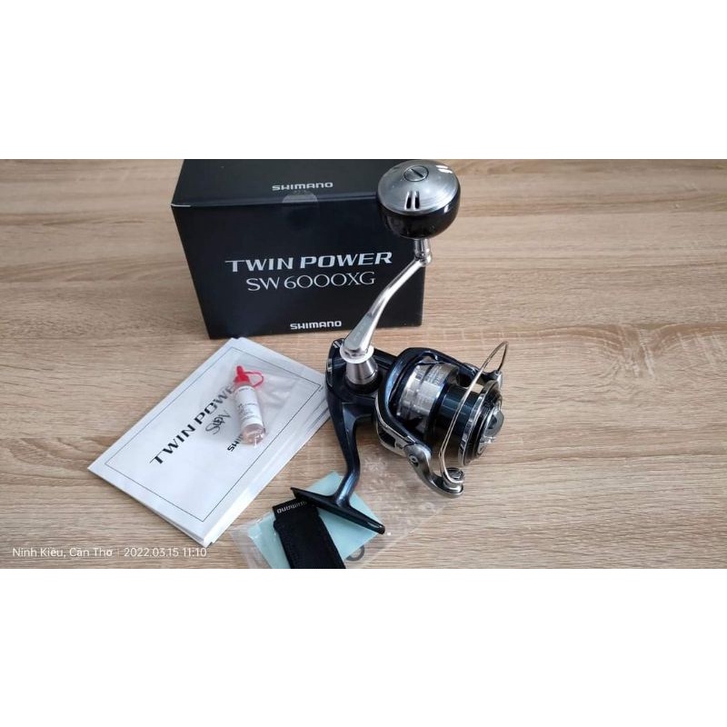 Máy Câu Cá Shimano 2021 Twin Power SW 6000XG - Máy Đứng
