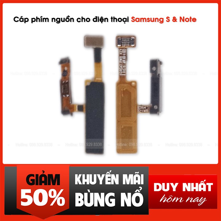 Cáp phím nguồn của Samsung Galaxy Note 8/ 9/ 10/ 10 Plus/ S7/ S7 Edge/ S8/ S8 Plus/ S9/ S9 Plus/ S10