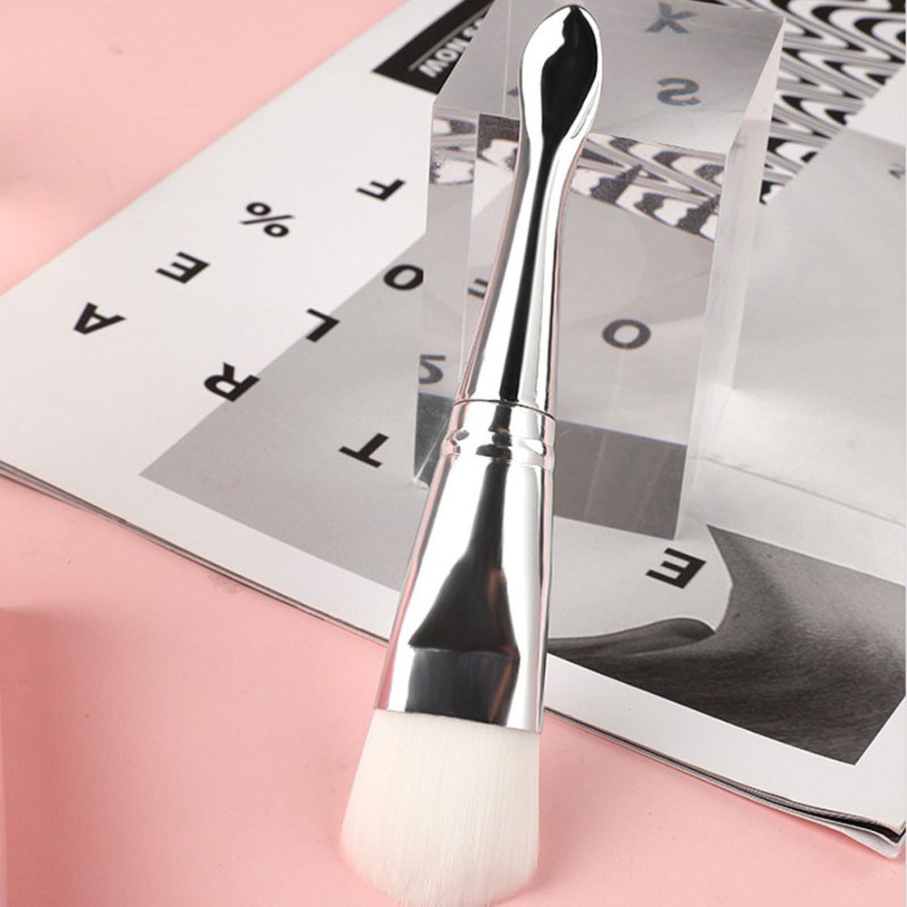 [Hàng mới về] Cọ đắp mặt nạ chăm sóc da 2 đầu bằng silicon mềm tiện dụng