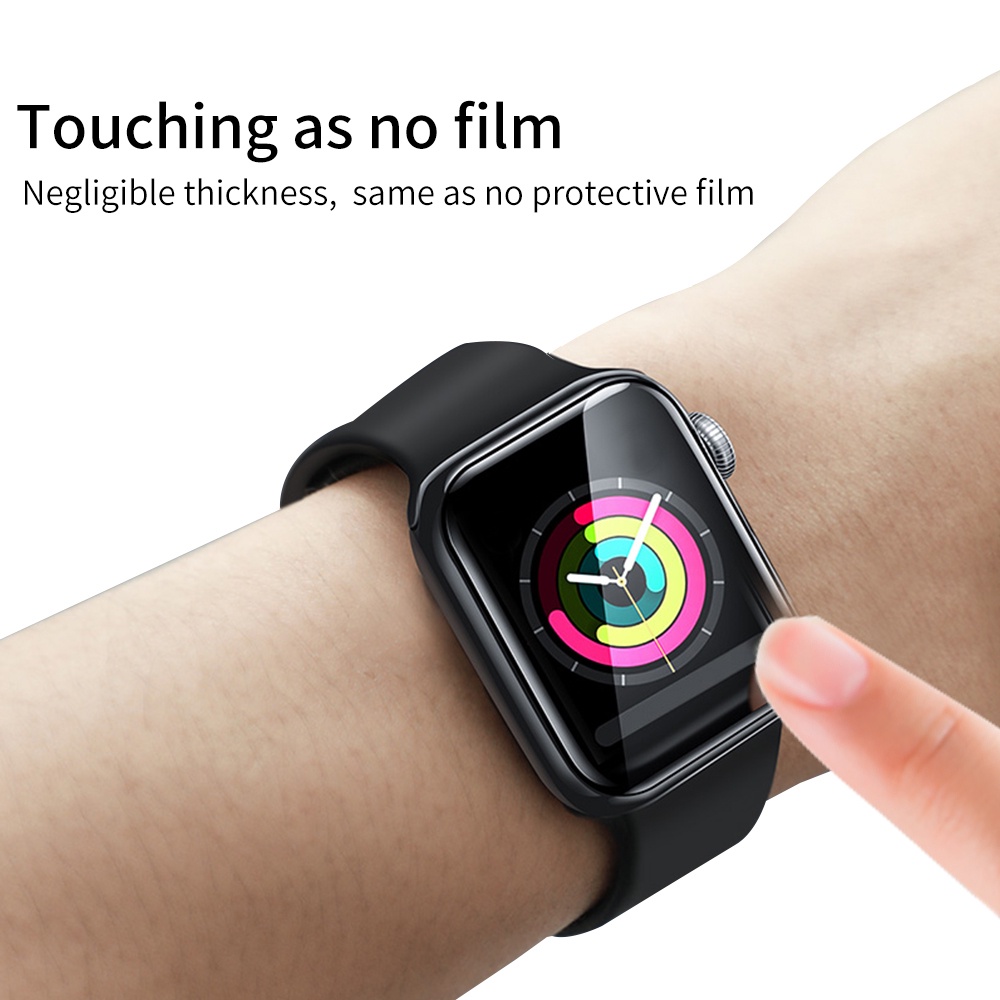 Miếng Dán Bảo Vệ Màn Hình Đồng Hồ Apple Watch Se 44mm 40mm Hydrogel 7 6 5 4 3 2 38mm 42mm