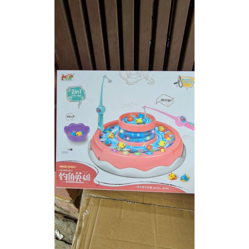 Bộ câu cá 2 tầng có nhạc.