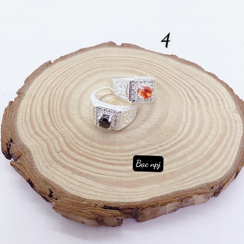 Nhẫn cho bé, các nhẫn Bạc Ta  cho bé trai ⚡️ CAO CẤP ⚡️ - Bạc Npj