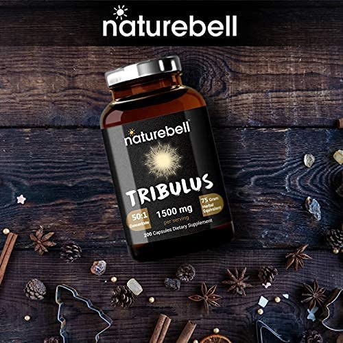 [DATE 3/2023] Naturebell Tribulus Terrestris Extract 1500mg Capsules 200 VIÊN