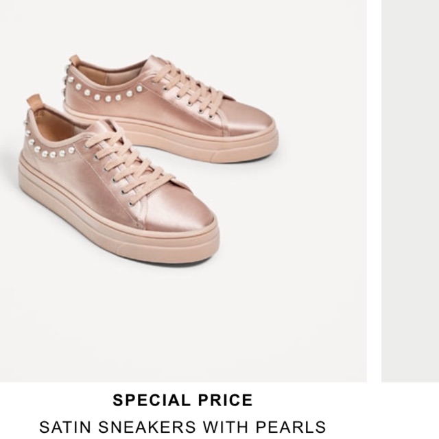 Giầy zara auth màu hồng