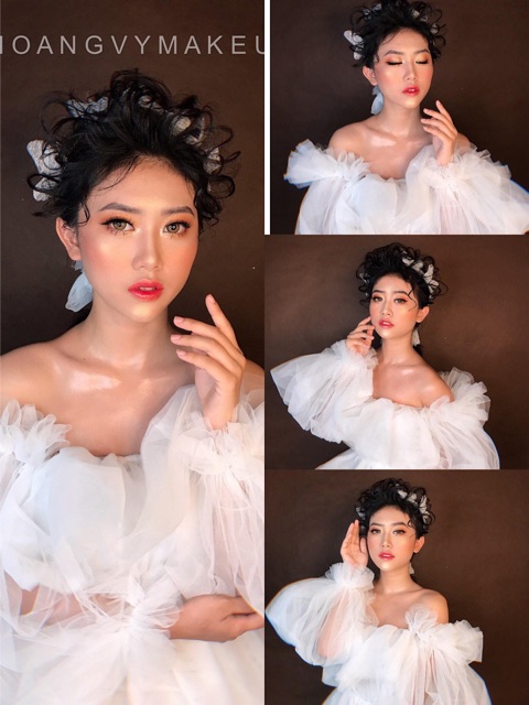 Váy von tay bồng chụp concept