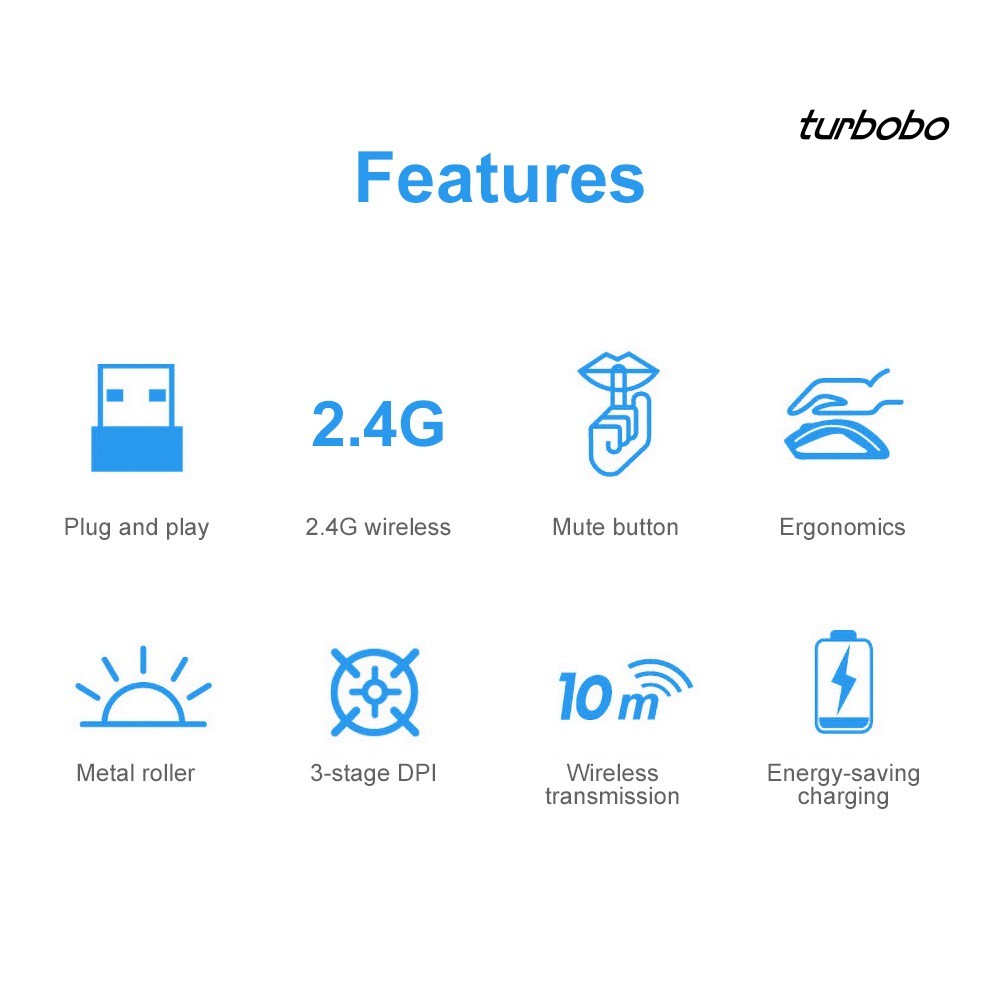 Chuột Máy Tính Không Dây Wb-M106 2.4g