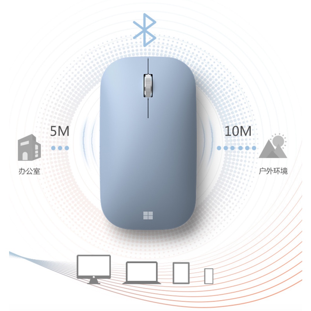 Chuột Không Dây Surface Mobile Mouse 1805 Chuột bluetooth Microsoft cho Macbook/Surface/Laptop