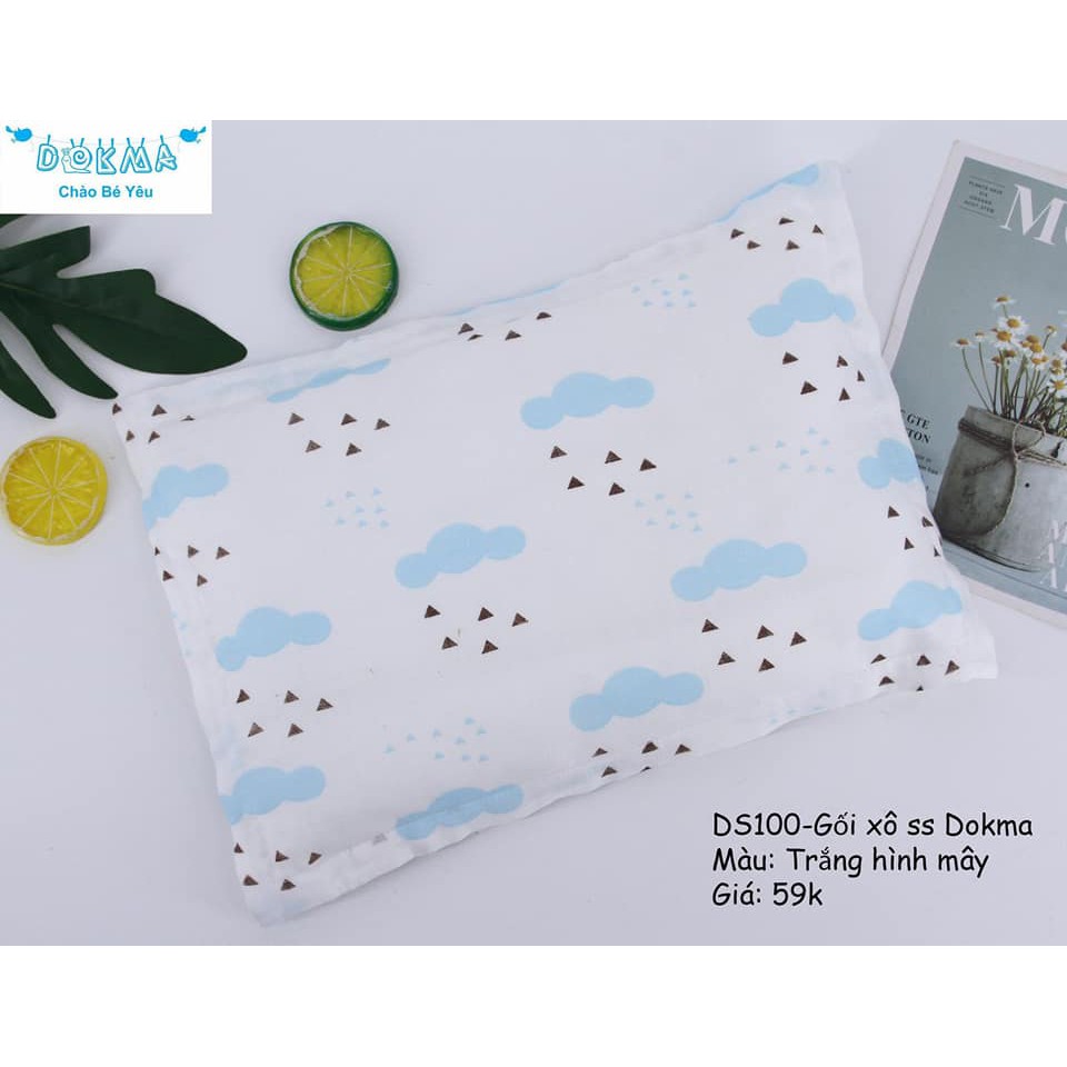Gối bông sơ sinh Dokma