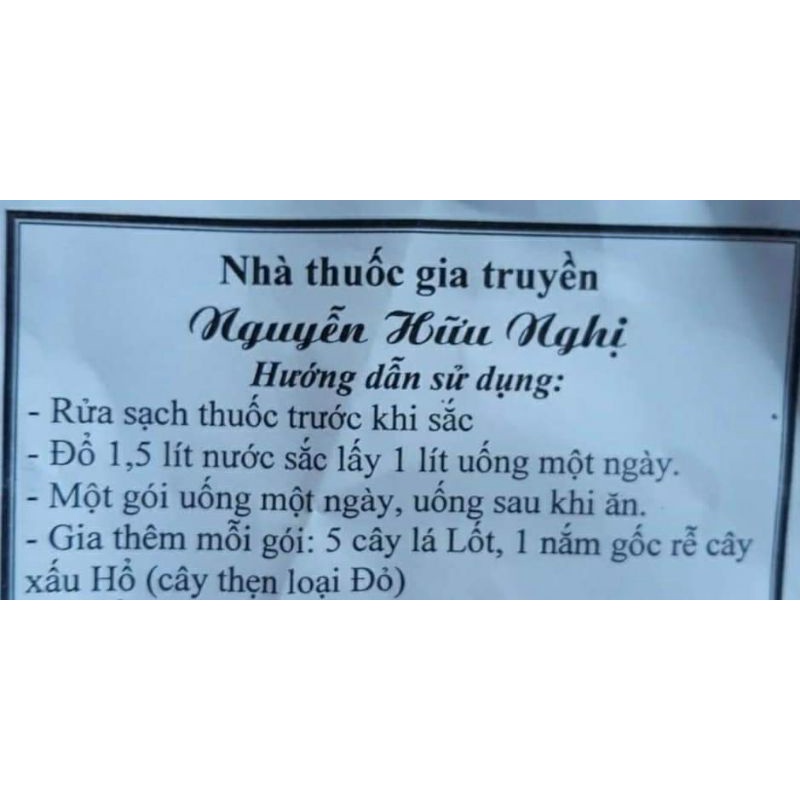 10 gói xương khớp ông Nghị Sái Nga Lộc - thoát vị đĩa đệm, đau thần kinh toạ, gãy xương