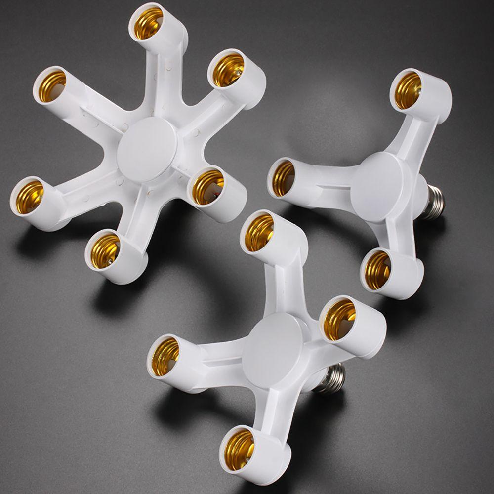 Giá Đỡ Chuyển Đổi Đuôi Đèn 3 / 4 / 5 / 6 Bóng Chống Cháy Tiện Dụng Cho Gia Đình