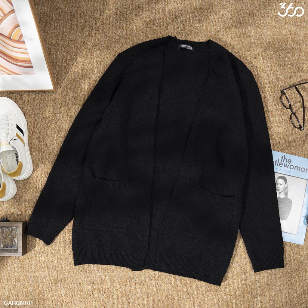 Áo cardigan nam dài tay 360 BOUTIQUE chất len sang trọng, lịch lãm - CARCN101