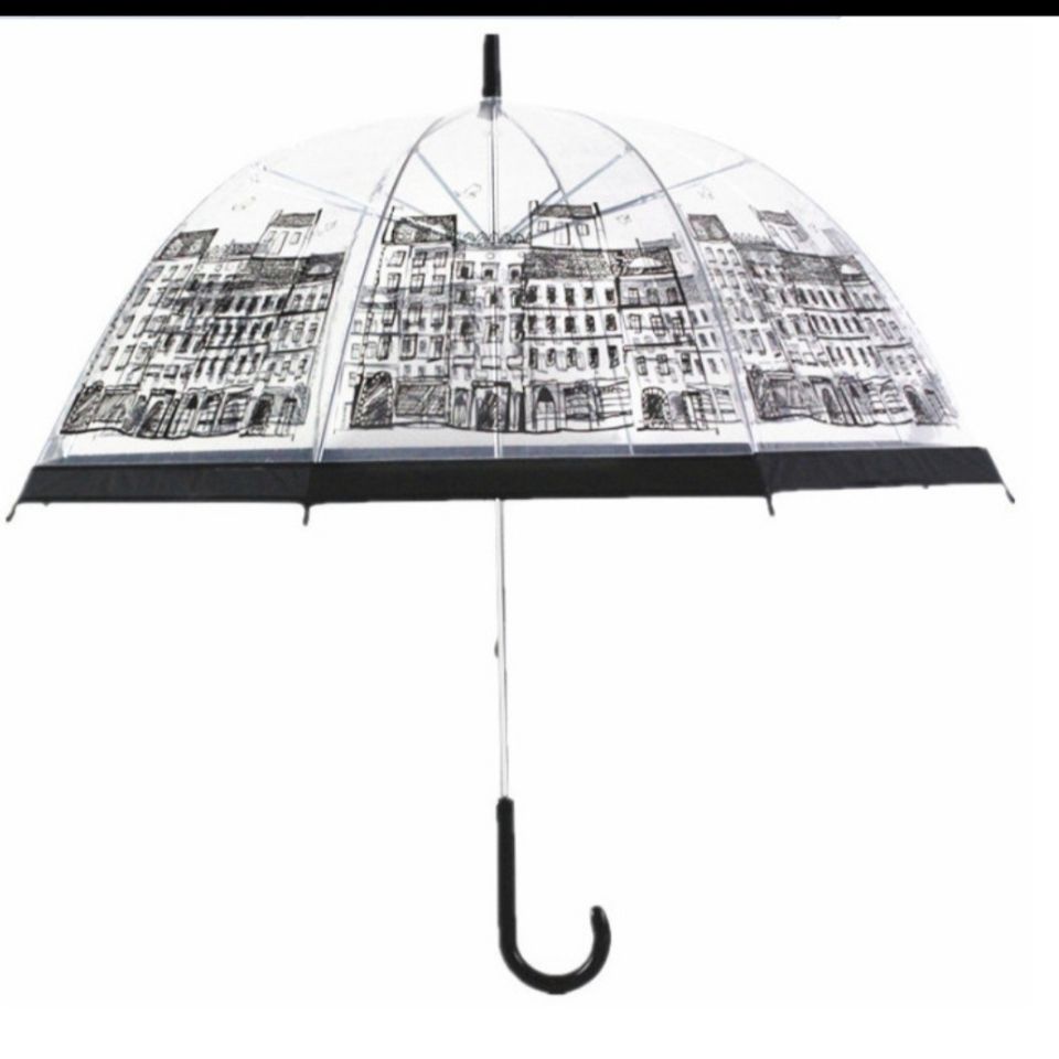 Dù Che Mưa Trong Suốt Hình Cây Nấm / Công Chúa / Chim Kiểu Anh