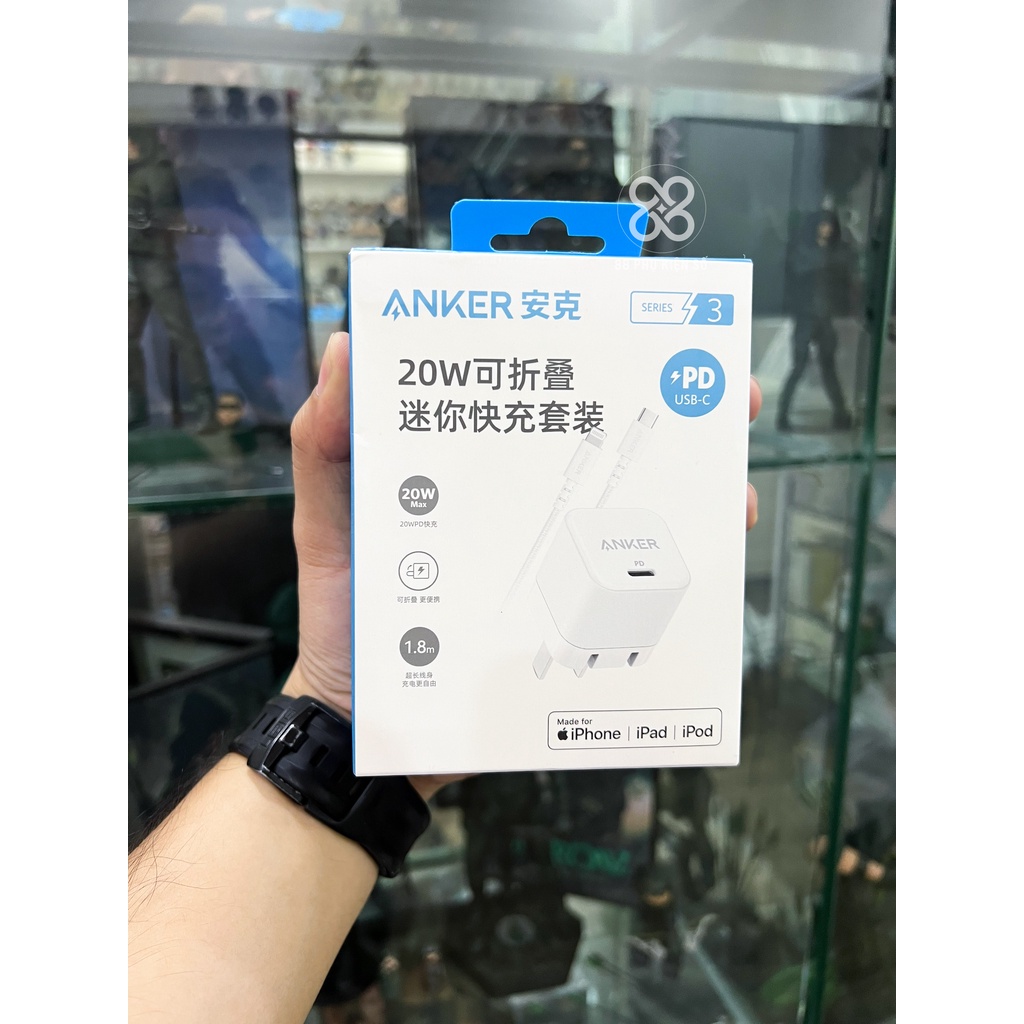 Anker Series 3 20W bộ sạc kèm cáp 2m thế hệ mới nhất