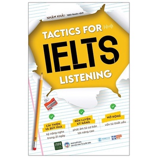 Sách - tactics for ielts listening - ttr bookstore