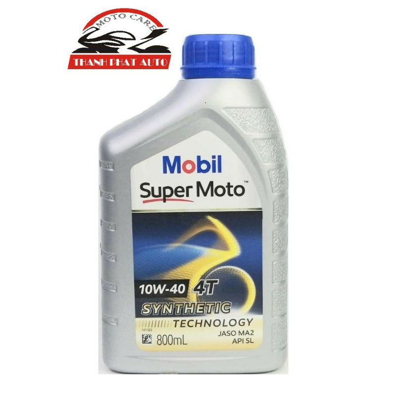 Dầu nhớt Mobil super moto 10w-40 10w40 cho xe số dung tích 1000ml