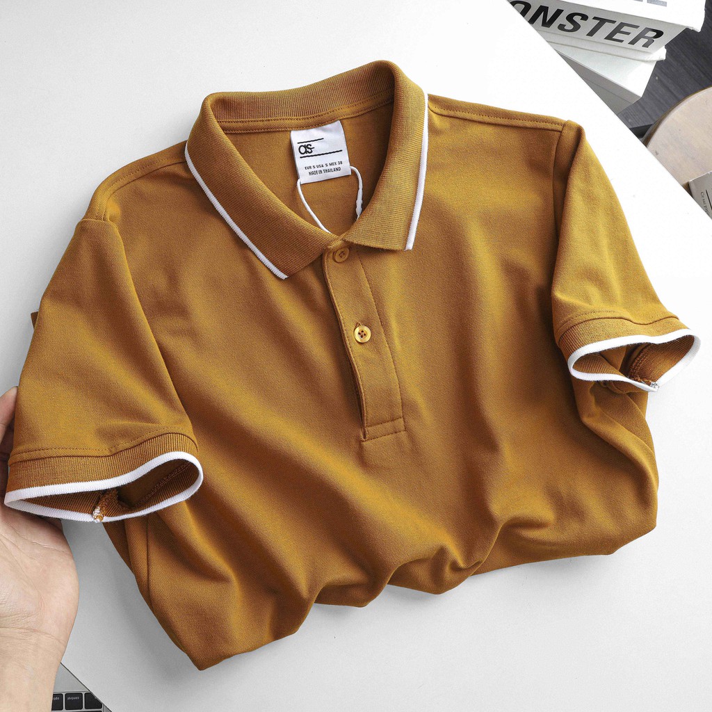 Áo Polo nam Edgar viền cổ  nhiều màu chất cotton , áo thun nam có cổ , phông cổ bẻ ngắn tay công sở Jan Store | BigBuy360 - bigbuy360.vn