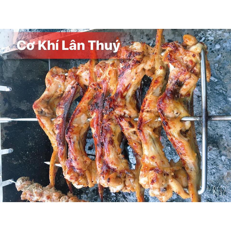 Xiên nướng gà, vịt, cá