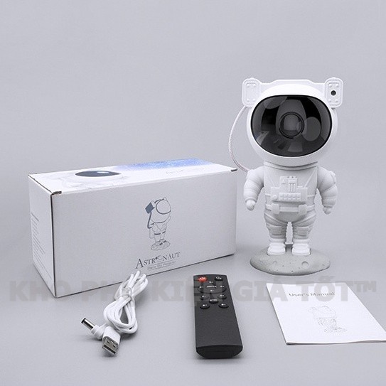 Đèn phi hành gia đứng AZOTA chiếu bầu trời sao phiên bản 2023 decor phòng ngủ, bàn làm việc bảo hành 12 tháng