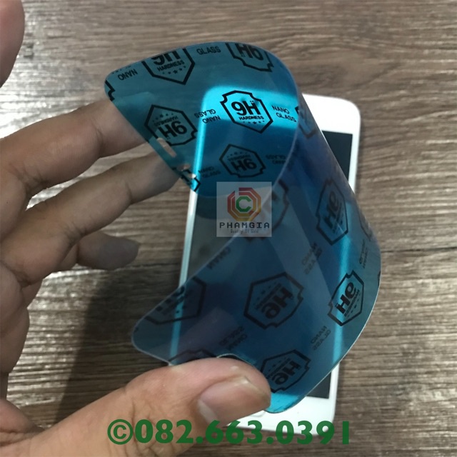 Dán cường lực Sharp pi (nano dẻo) Full màn hình, chuẩn đẹp (có video)
