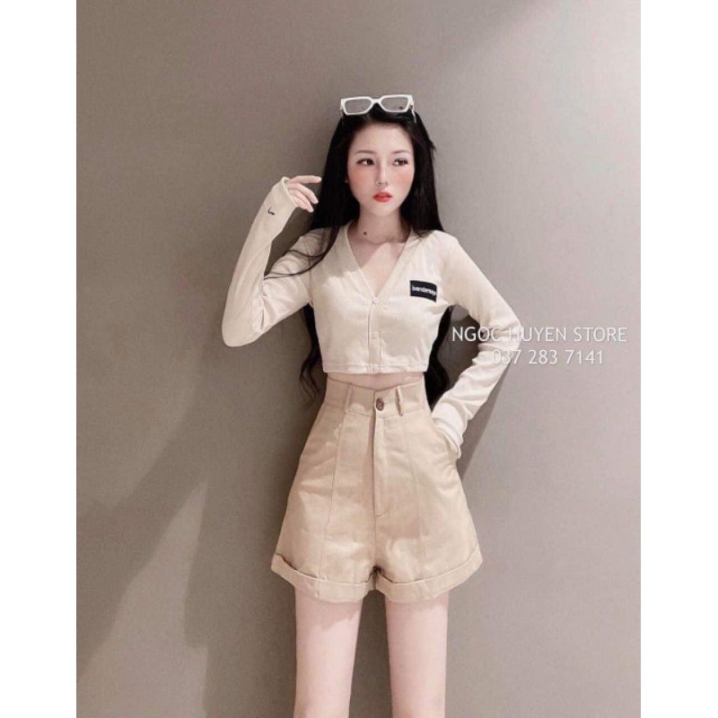 Quần đùi gấp gấu,AN MINH, chất kaki hot hit