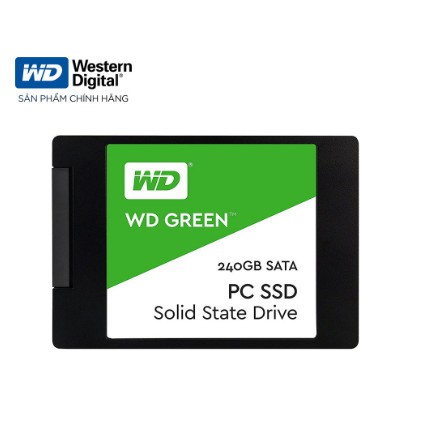 Ổ cứng SSD WD Green 240GB 3D NAND Sata III 2.5 inch 7mm - Hãng phân phối chính thức