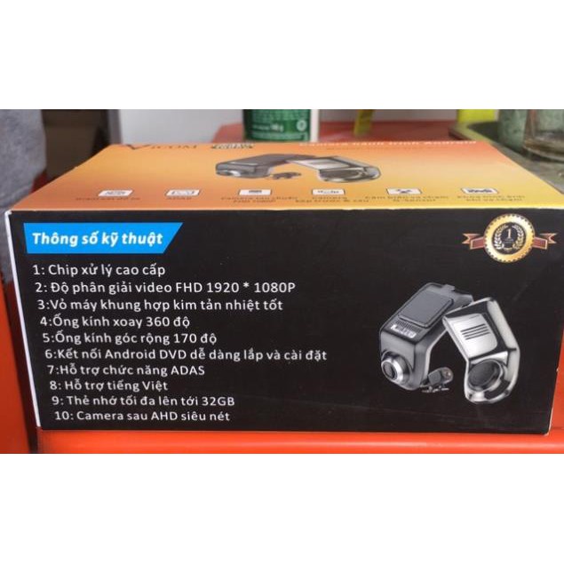 [Sale] Camera hành trình Android trước và sau (BH 1 năm) | BigBuy360 - bigbuy360.vn