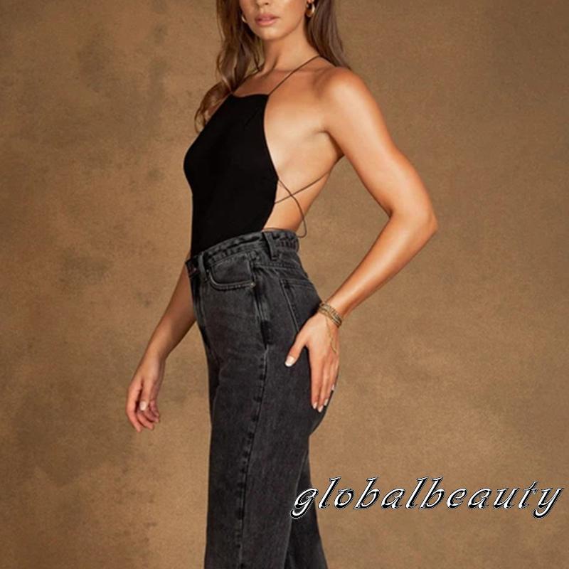 Áo Liền Quần Dây Mảnh Hở Lưng Gợi Cảm Cho Nữ | BigBuy360 - bigbuy360.vn