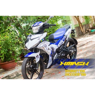  Decal Tem Trùm Xe Exciter 150 Mẫu Samurai Chiến Binh