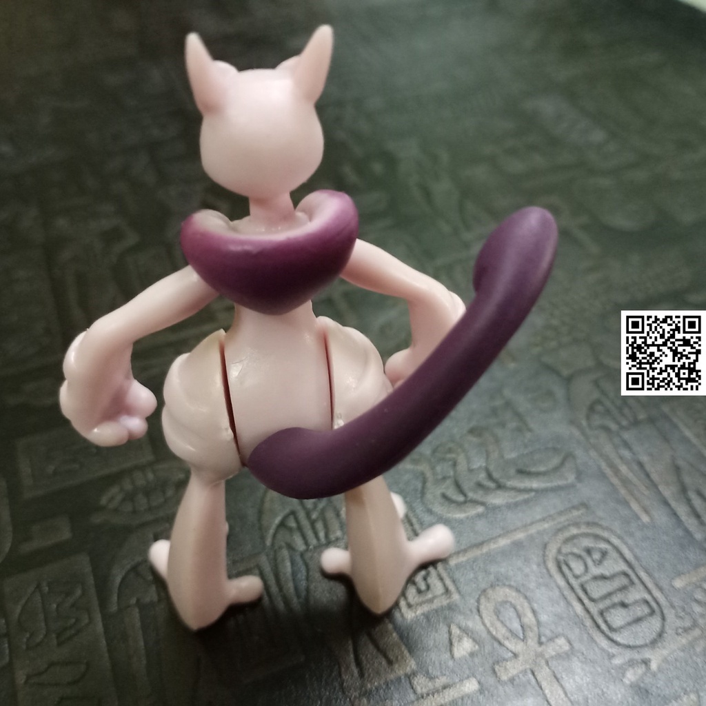 Mô hình Mewtwo huyền thoại tiến hoá Mega X anime Pokemon bửu bối thần kỳ 1700 150 2