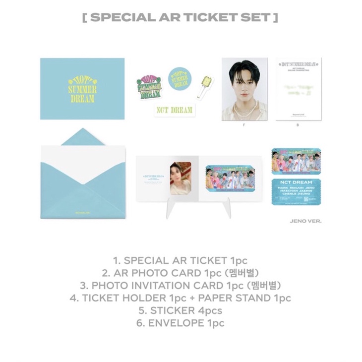 hàng có sẵn - bộ ảnh NCT 127 - DREAM AR SET fanmeeting