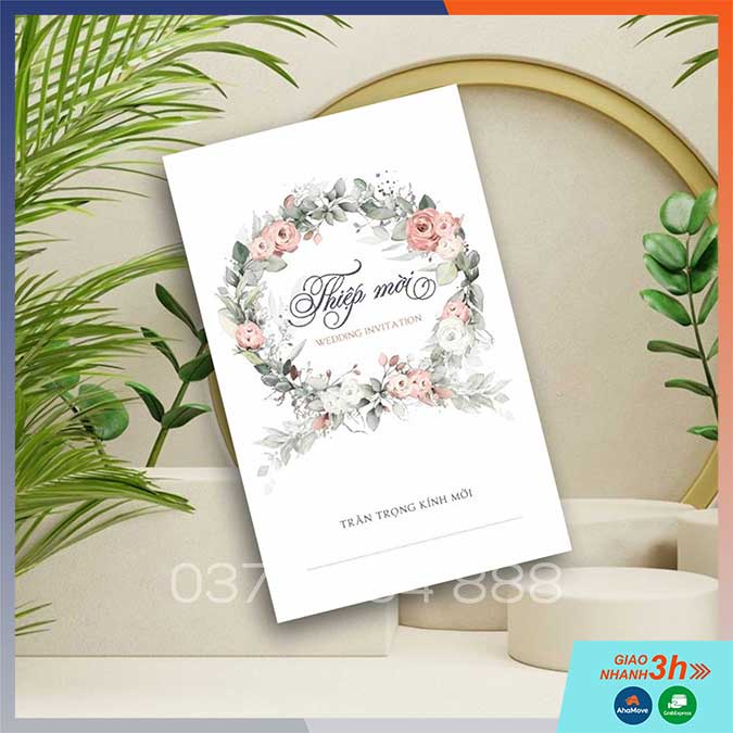 Thiệp Cưới Hà Nội - Hd 191