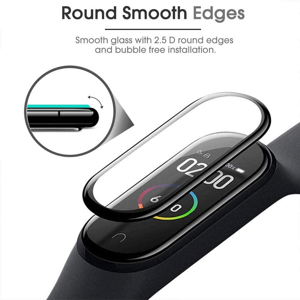 2 Miếng Dán Bảo Vệ Màn Hình Chống Trầy Cho Xiaomi Mi Band 5