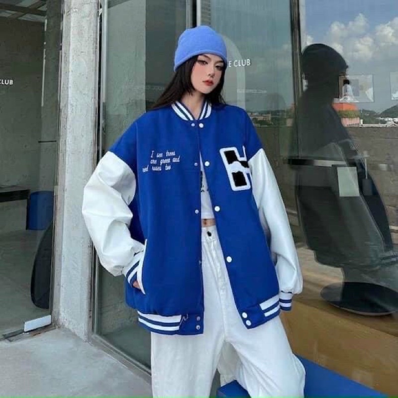 Áo Khoác Bomber Logo H Dù Chống Nắng Hiệu Quả Thời Trang Ulzzang Unisex Nam Nữ