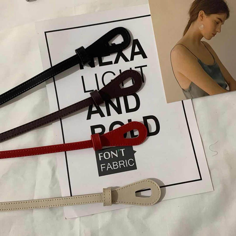 Thắt lưng da pu thắt nơ xinh xắn thời trang mùa đông cho nữ