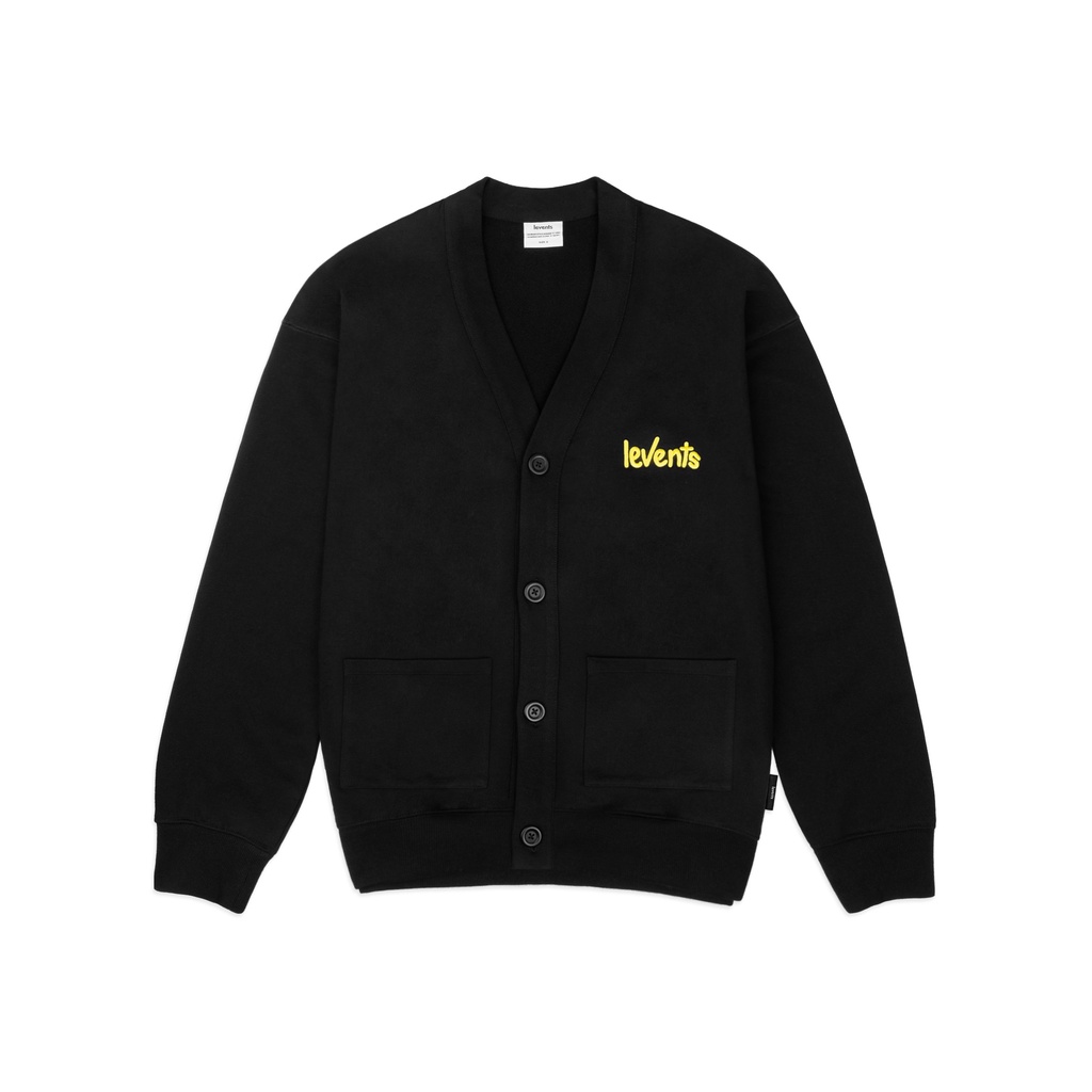 Áo Cardigan Levents Play Logo/ Black