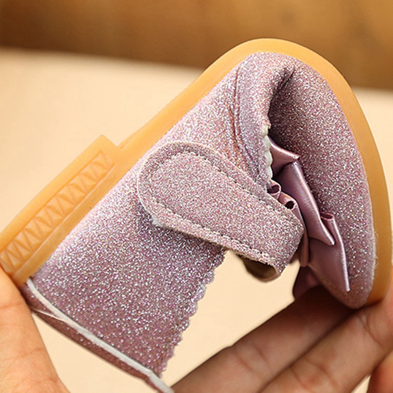 Giày Công Chúa Bằng Da Họa Tiết Hoa Đính Kim Tuyến Lấp Lánh Thời Trang Hàn Quốc Cho Bé Gái 1-10 Tuổi