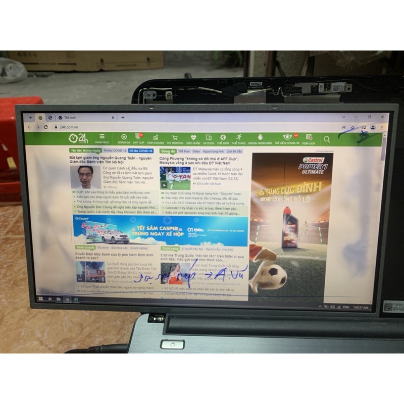 màn laptop lcd 15.6 led dày 40pin sọc đốm chữa cháy