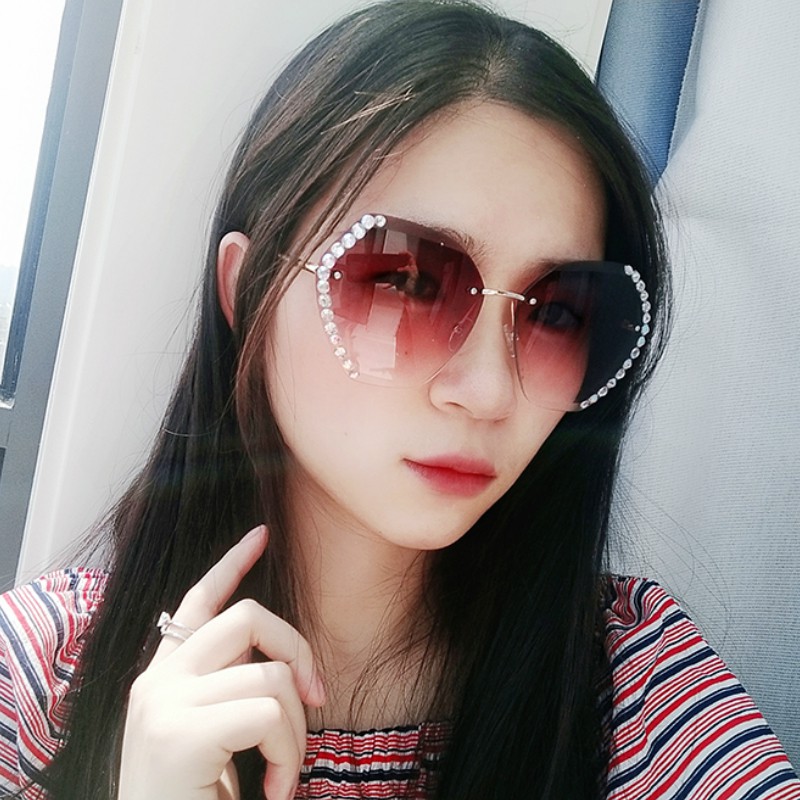 Kính Mát Thời Trang Không Gọng Cho Nữ 1 Cái | BigBuy360 - bigbuy360.vn