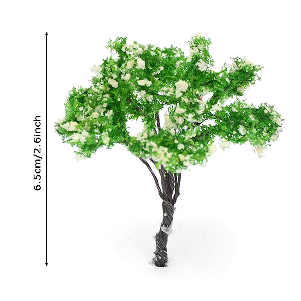 PINEVN Set 10 / 10 Mô Hình Cây Hoa Nhân Tạo Dùng Để Trang Trí Tiểu Cảnh