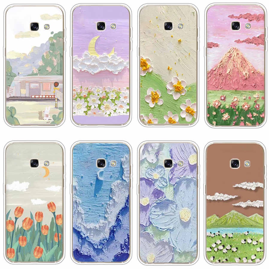 Ốp Điện Thoại TPU Dẻo In Họa Tiết Thời Trang Xinh Xắn Cho Samsung Galaxy a5 2017 a3 2016 a3 2015 a3 2017