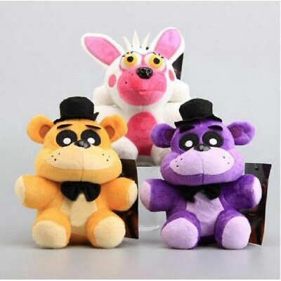 Gấu/ Cáo nhồi bông hình nhân vật hoạt hình FNAF Five Nights At Freddy's 7inch dành cho làm quà tặng