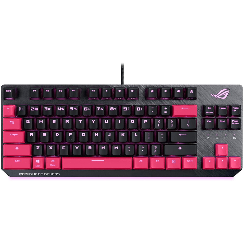 Bàn phím cơ Asus ROG Strix Scope TKL RGB Red Electro Punk - Hàng Chính Hãng