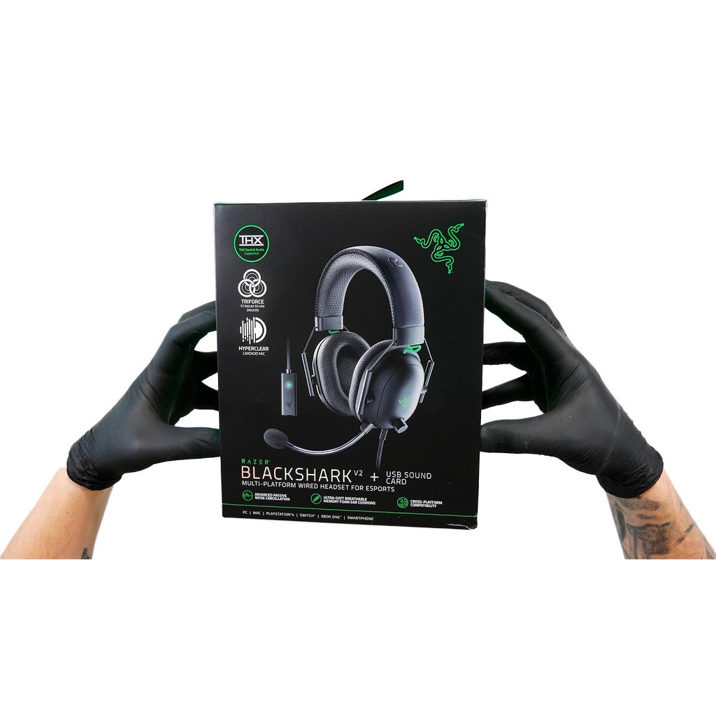 [ GIÁ SỐC ] - [ HOT ] - [ RẺ VÔ ĐỊCH ] Tai nghe Razer BlackShark V2 - Chính Hãng Việt Nam - Mới 100%