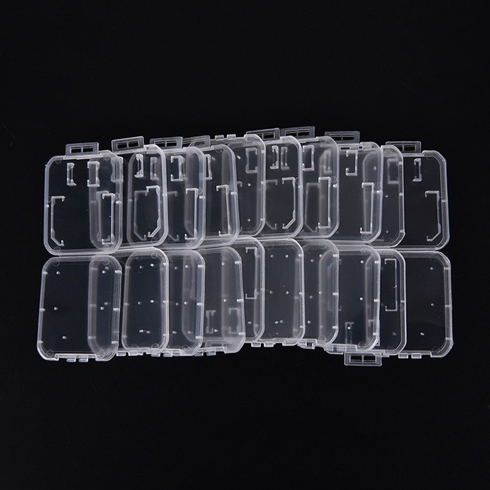 Mới Set 10 Bao Đựng Thẻ Nhớ Bằng Nhựa Trong Suốt | BigBuy360 - bigbuy360.vn