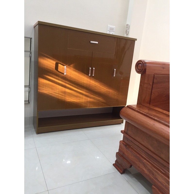 Tủ giày nhựa đài loan vân gỗ new