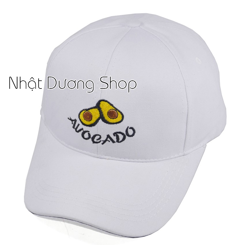 Nón kết trái bơ Auocado khóa xịn - Chất liệu vải Kaki cao cấp tạo nên sự nổi bậc cho tuổi teen