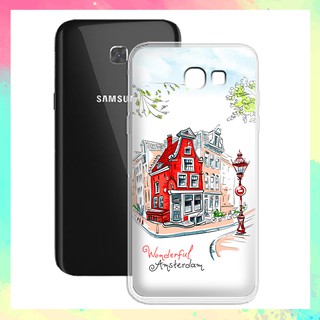 Ốp lưng Samsung Galaxy A7 2017 / A720 in họa tiết du lịch các nước tranh phong cảnh mùa hè - 01028 Silicone Dẻo